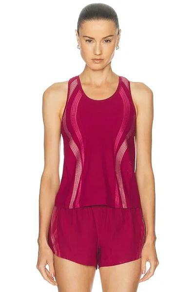 Lululemon Fast And Free Airflow Run Tank Top In Pink