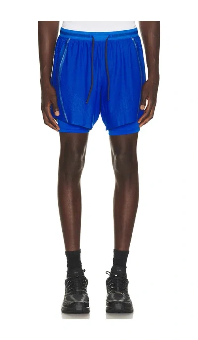 Lululemon Fast And Free Airflow Running Short 6 In Blue