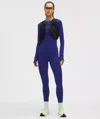 Lululemon Wunder Train High-rise Tight With Pockets 25" In Blue