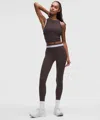 Lululemon Fast And Free High-rise 1-pocket Tight 25" In Brown