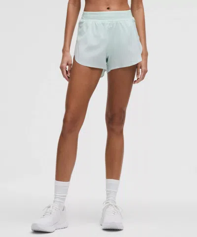 Lululemon Fast And Free High-rise Classic-fit Split Short 3" In Blue