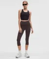 Lululemon Fast And Free High-rise Crop 19" In Brown