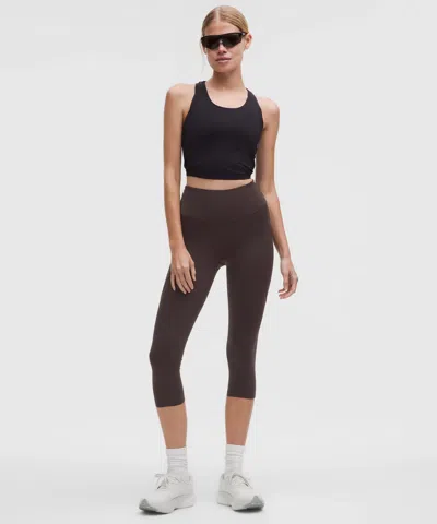 Lululemon Fast And Free High-rise Crop 19" In Brown