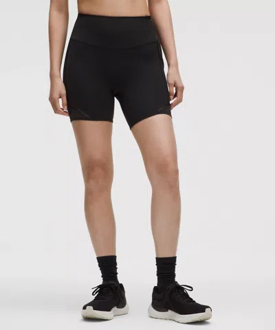 Lululemon Fast And Free High-rise Lace Trim Shorts 6" 5 Pocket