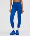 Lululemon Fast And Free High-rise Tight 25" 5 Pocket In Blue
