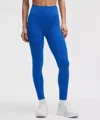 Lululemon Wunder Train High-rise Tight With Pockets 25" In Blue