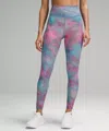 Lululemon Fast And Free High-rise Leggings 28" Pockets In Multi