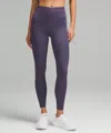 Lululemon Fast And Free High-rise Leggings 28" Pockets In Purple
