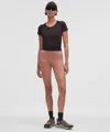 Lululemon Fast And Free High-rise Short 6" In Pink