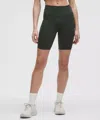 Lululemon Fast And Free High-rise Short 8" In Black