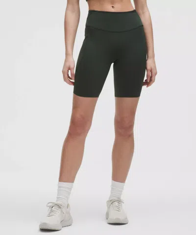 Lululemon Fast And Free High-rise Short 8" In Black