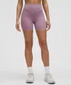Lululemon Fast And Free High-rise Short 6" 5 Pocket