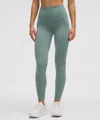 Lululemon Fast And Free High-rise Thermal Tight 28” 5 Pocket In Green