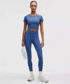 Lululemon Fast And Free High-rise Tight 25" In Blue
