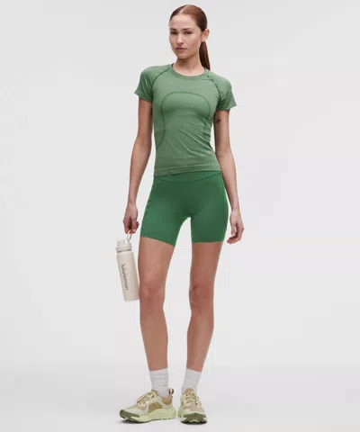 Lululemon Fast And Free High-rise Short 6" In Green