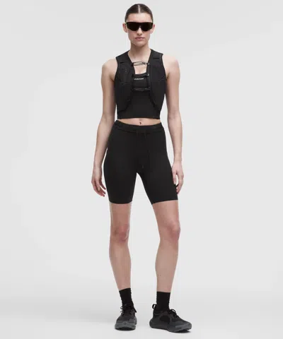 Lululemon Fast And Free High-rise Short 8" In Black