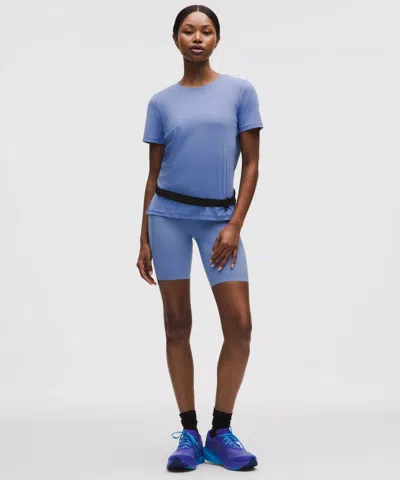 Lululemon Fast And Free High-rise Short 8" In Blue