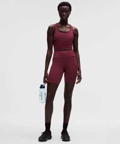 Lululemon Fast And Free High-rise Short 8" In Brown