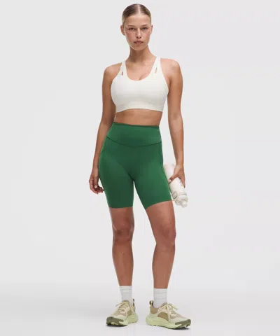 Lululemon Fast And Free High-rise Short 8" In White