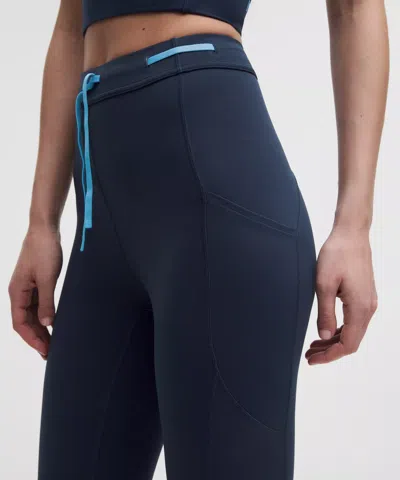 Lululemon Fast And Free High-rise Tight 25" In Blue