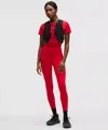 Lululemon Fast And Free High-rise Tight 25" In Red