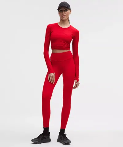 Lululemon Fast And Free High-rise Tight 28" In Red