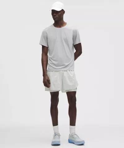 Lululemon Fast And Free Multi-pocket Running Short 5" In White