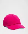 Lululemon Fast And Free Ponytail Running Hat In Pink