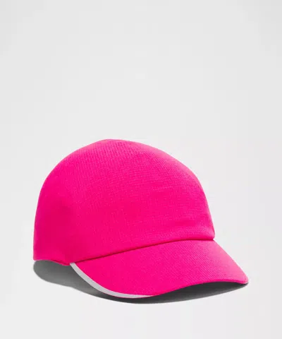 Lululemon Fast And Free Running Hat Wovenair In Pink
