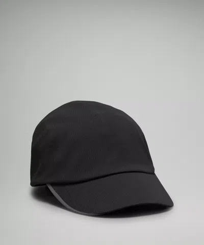 Lululemon Fast And Free Running Hat Wovenair In Black