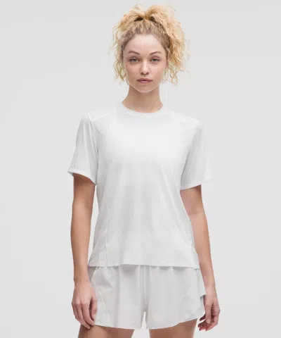 Lululemon Fast And Free Short-sleeve Shirt In White