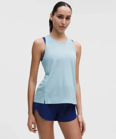 Lululemon Fast And Free Singlet In Blue