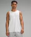 Lululemon Fast And Free Singlet Breathe In White