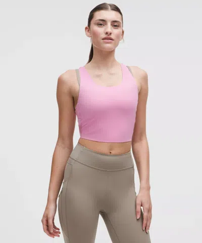 Lululemon Fast And Free Tank Top In Pink