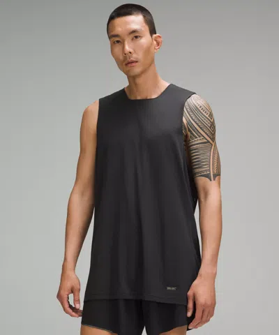 Lululemon Fast And Free Trail Running Tank Top In Black