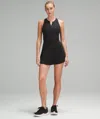 Lululemon Fast And Free Zip-front Dress In Black