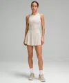 Lululemon Fast And Free Zip-front Dress In White