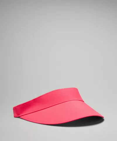 Lululemon Fast Paced Wide Band Running Visor In Pink