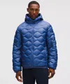 Lululemon Featherweight 900-down-fill Quilted Hooded Jacket In Blue