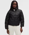 Lululemon Featherweight 900-down-fill Quilted Jacket In Black