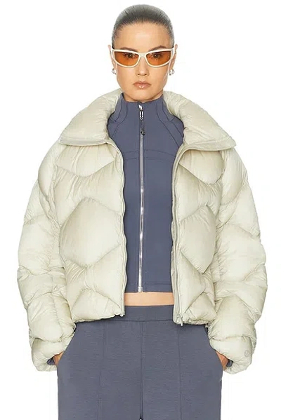 Lululemon Featherweight Cropped Quilted Puffer Jacket In Metallic