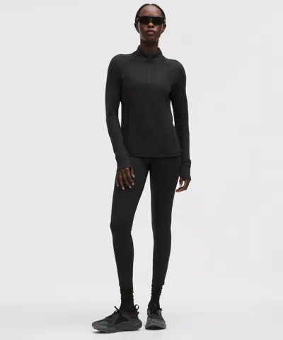 Lululemon Fleece High-rise Running Tight 25" In Black