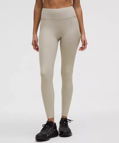 Lululemon Fleece High-rise Running Tight 28" In Neutral