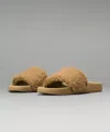 Lululemon Fleece Restfeel Slide In Brown