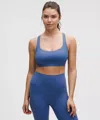 Lululemon Flexyflex Strappy Yoga Bra In Blue