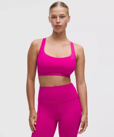 Lululemon Flexyflex Strappy Yoga Bra In Blue