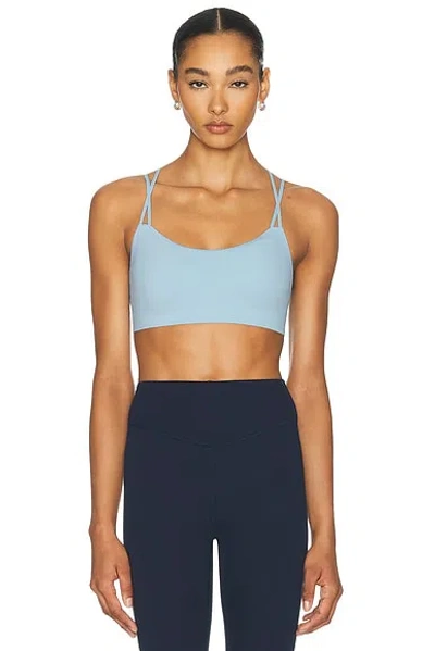 Lululemon Flexyflex Strappy Yoga Bra In Blue
