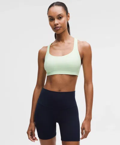 Lululemon Flexyflex Strappy Yoga Bra In Green