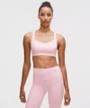 Lululemon Flexyflex Strappy Yoga Bra In Pink