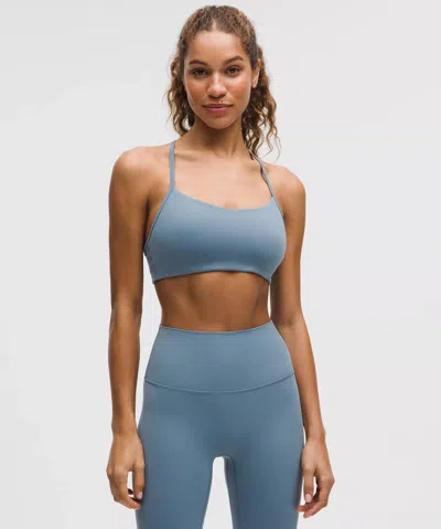 Lululemon Flow Y Bra Light Support, A/b Cup In Blue